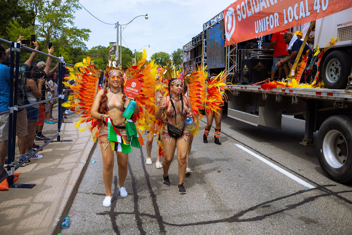 Photos of Masqueraders from Toronto Carnival 2023 - Sunlime Mas Band - Medium Band of The Year 2023-124
