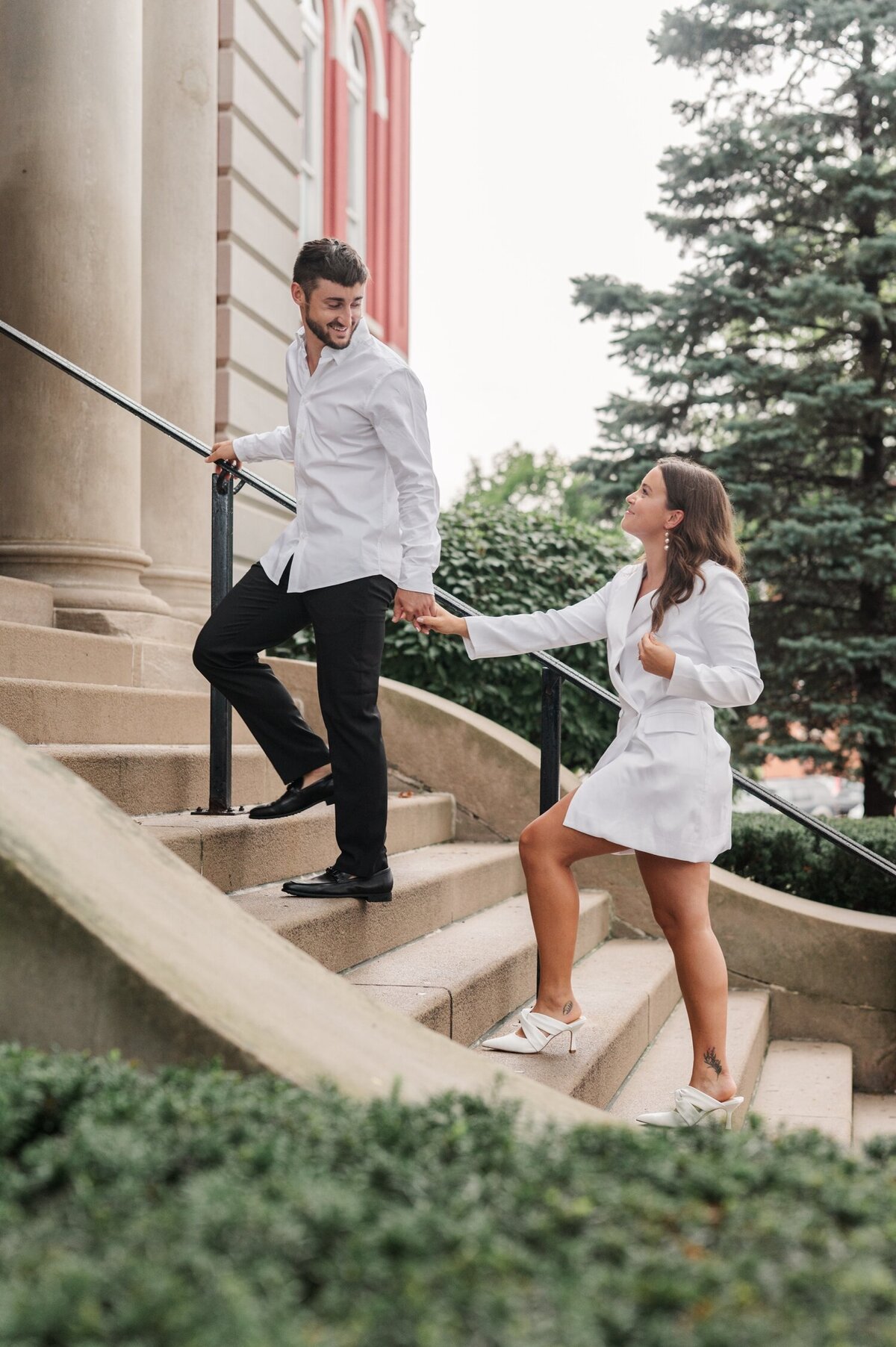 City Hall Elopement Engagement by Courtney Rudicel Chicago Wedding Photographer_0012
