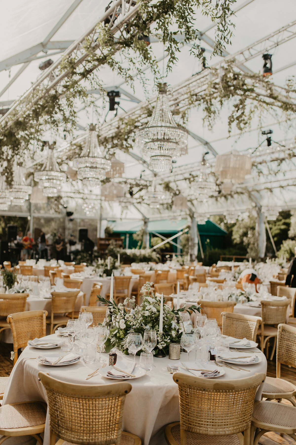 Elegant wedding reception sardinia