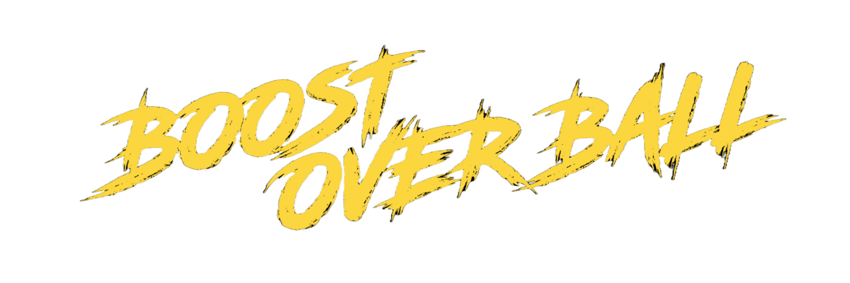 Logo for the Boost Over Ball Rocket League Podcast