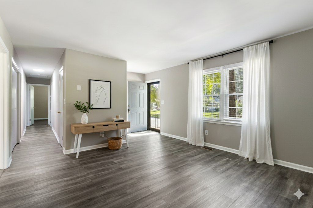 Staged Entry Way