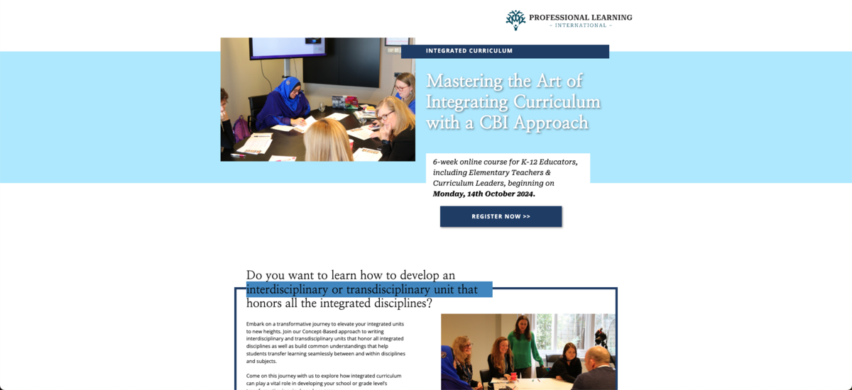 Integrated Curriculum