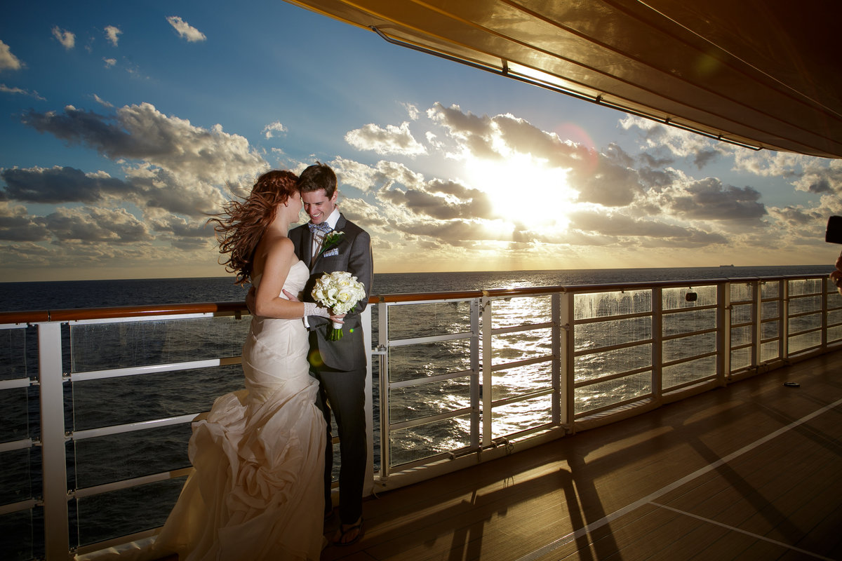 Disney-Cruise-Wedding-Perfect-Ocean-Sunset