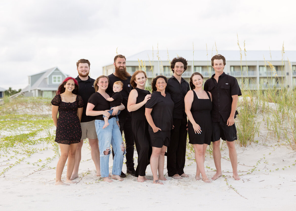 Family Portrait session on Dauphin Island, Alabama.