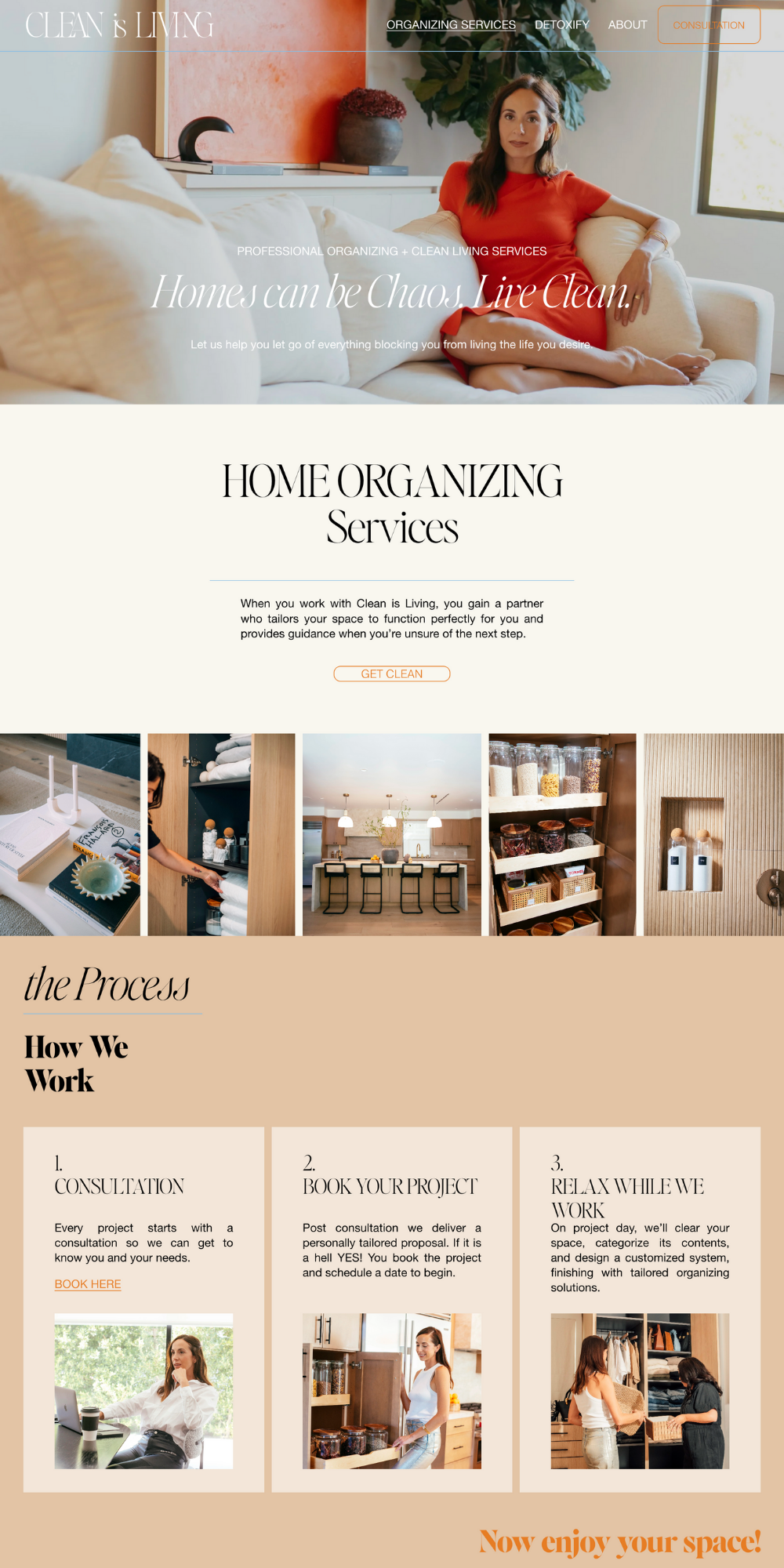 CLEAN IS LIVING WEB