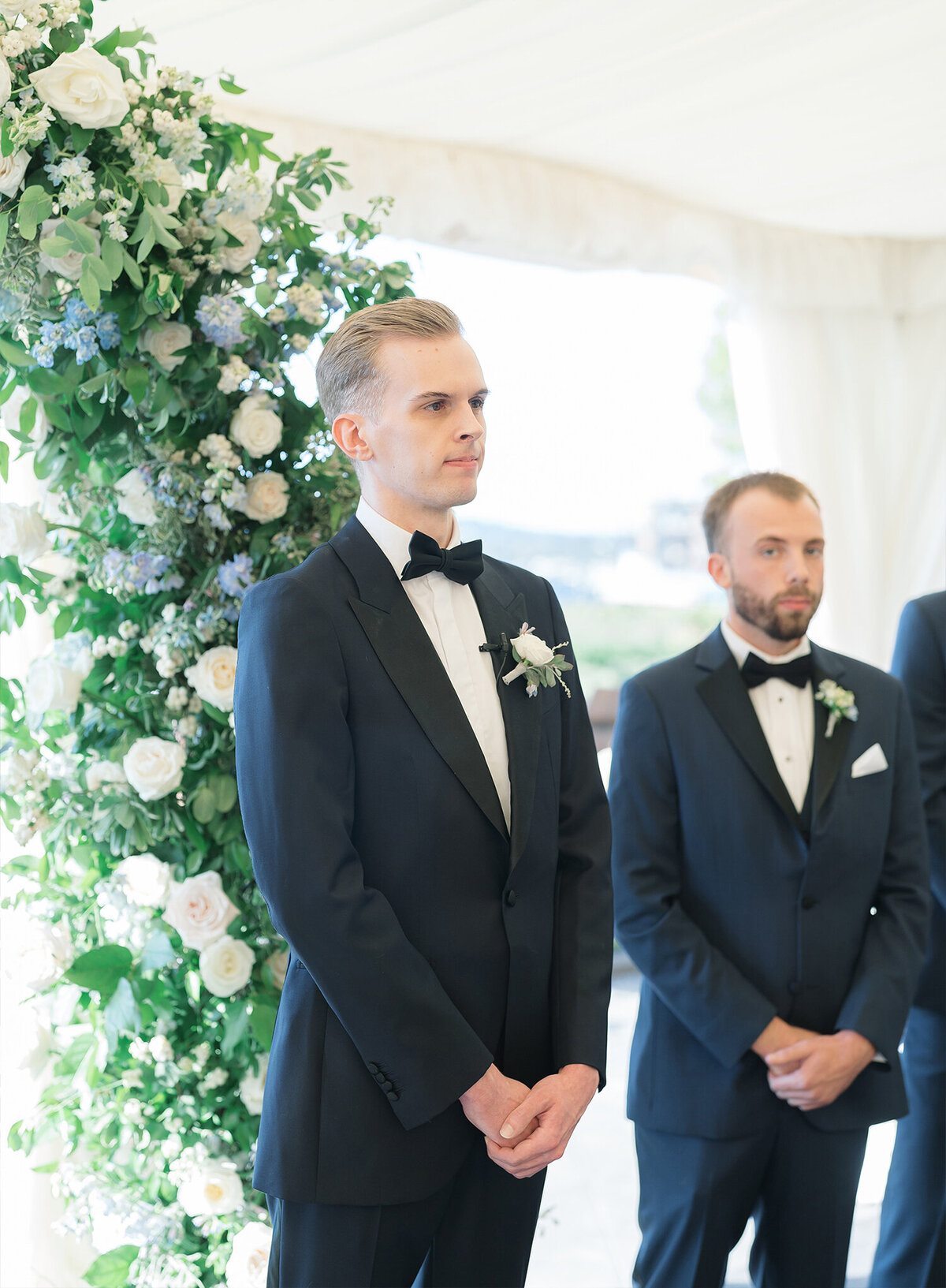 Woodmark Hotel Wedding Photographer, Wirkland - Seattle Waterfront Wedding - Film Photographer - Light and Airy - 23a