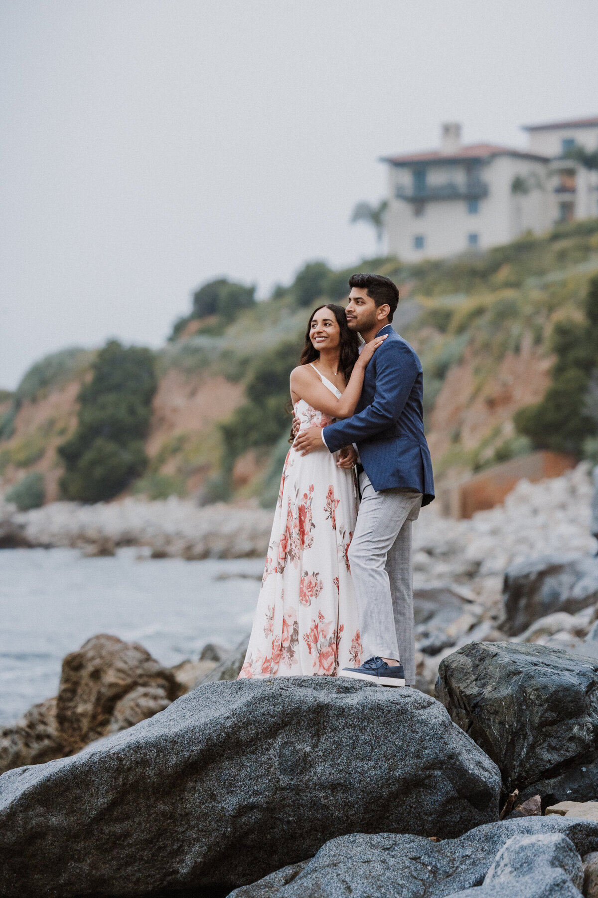 south asian engagement terranea palos verdes beach