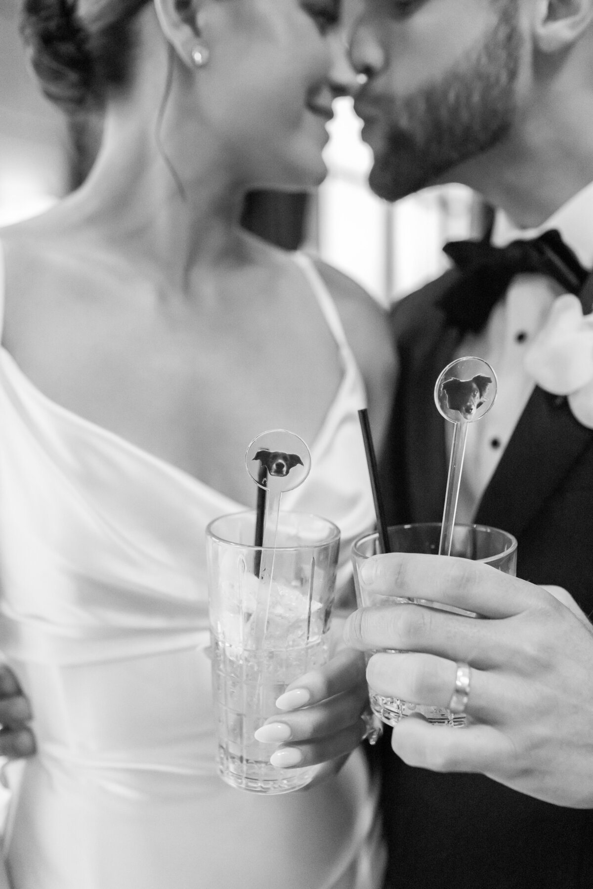 Luxe Black and White Wedding at Palms Casino Resort in Las Vegas - 45