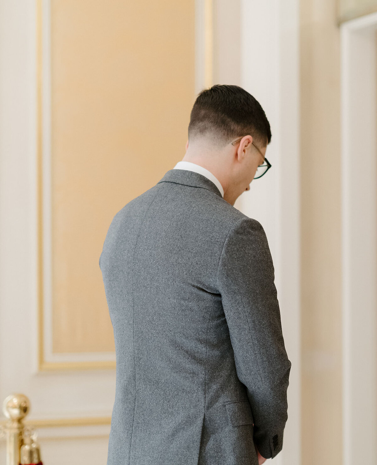 Wedding first look at JW Essex house marriot, NYC | Oduma photography-2