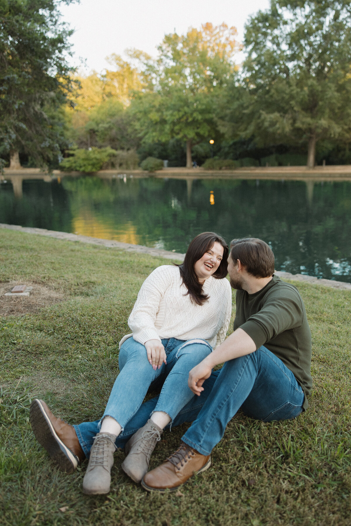 Moments by Hiba Raleigh Wedding Photographer Fun Charlotte Engagement Photos Brewery Photos Freedom Park Molly and Zac-80