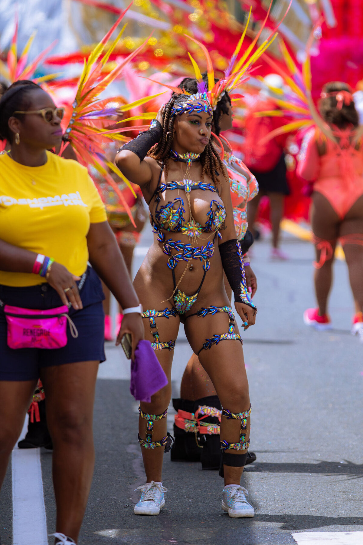 Photos of Masqueraders from Toronto Carnival 2023 - Sunlime Mas Band - Medium Band of The Year 2023-153
