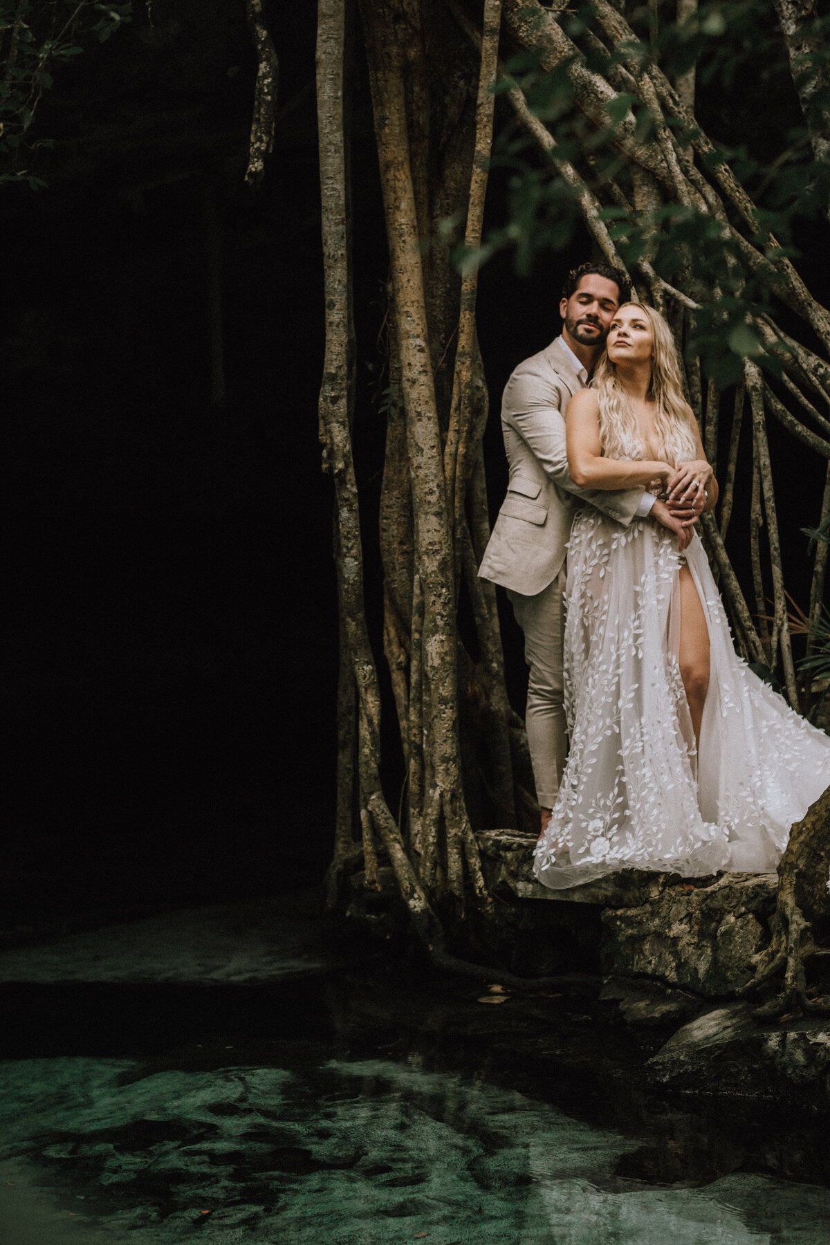 Mayan Wedding Ceremony at a Cenote in Tulum