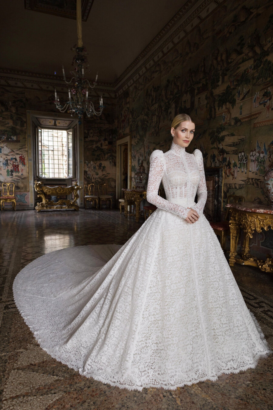 kitty spencer blue wedding dress Caputo Films