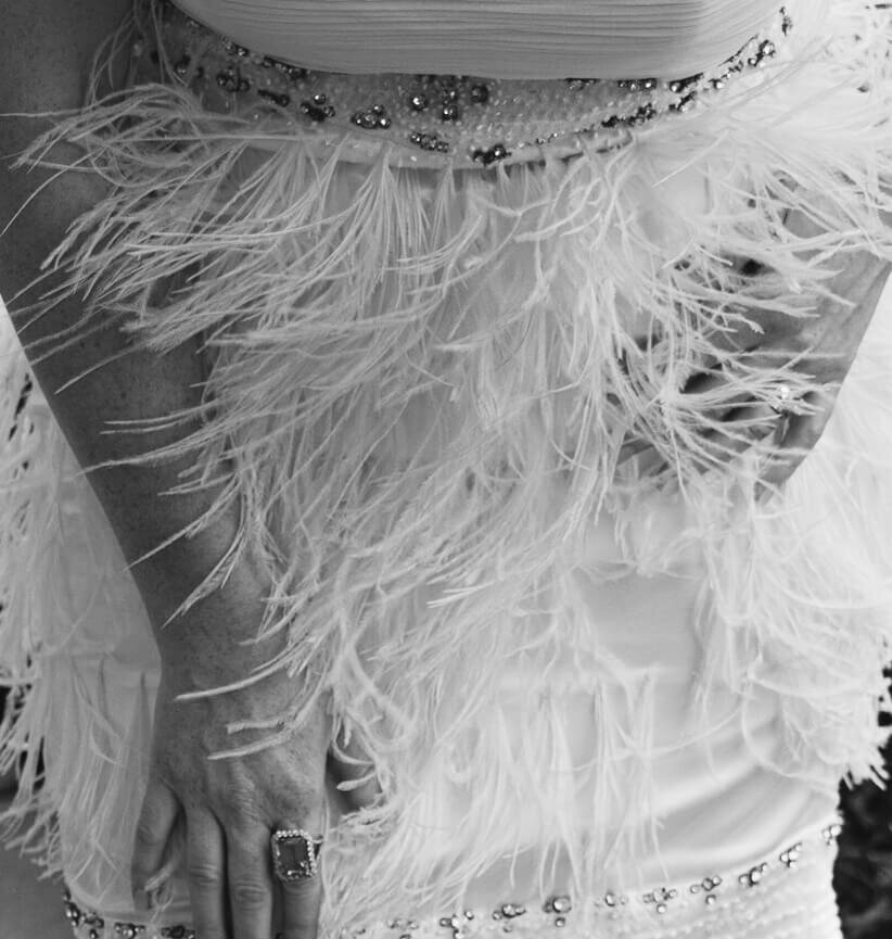 Black & White close up luxury detail photo