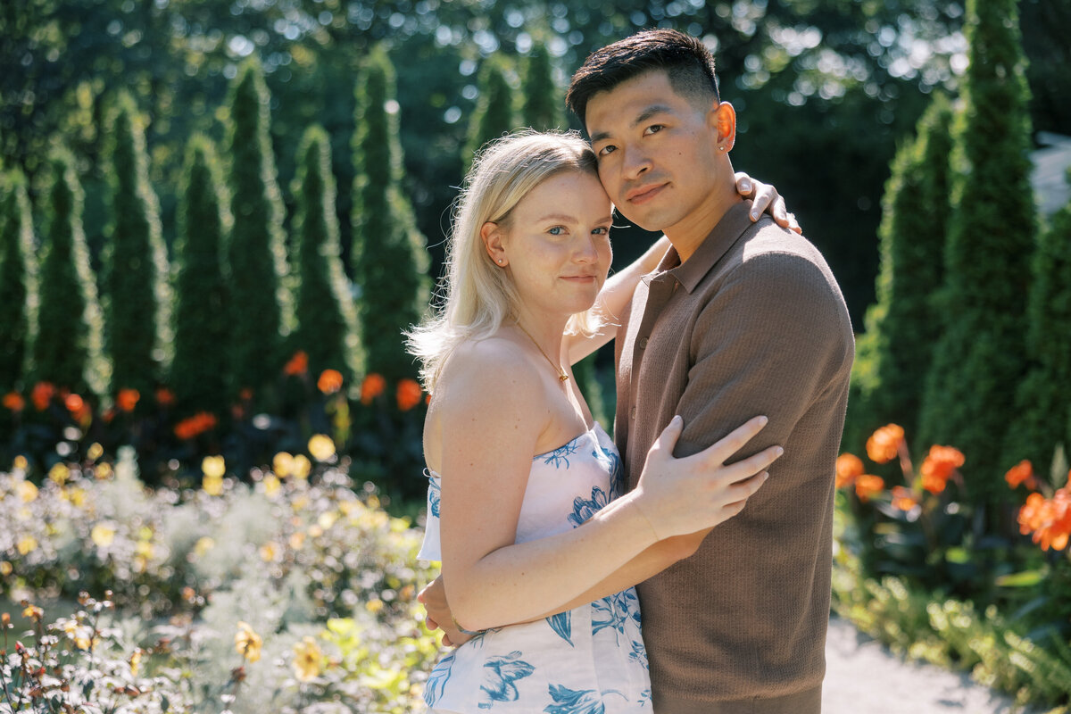 Ivan & Louise Wedding Photography - Wedding Photography Indianapolis - Newfields Engagement Session