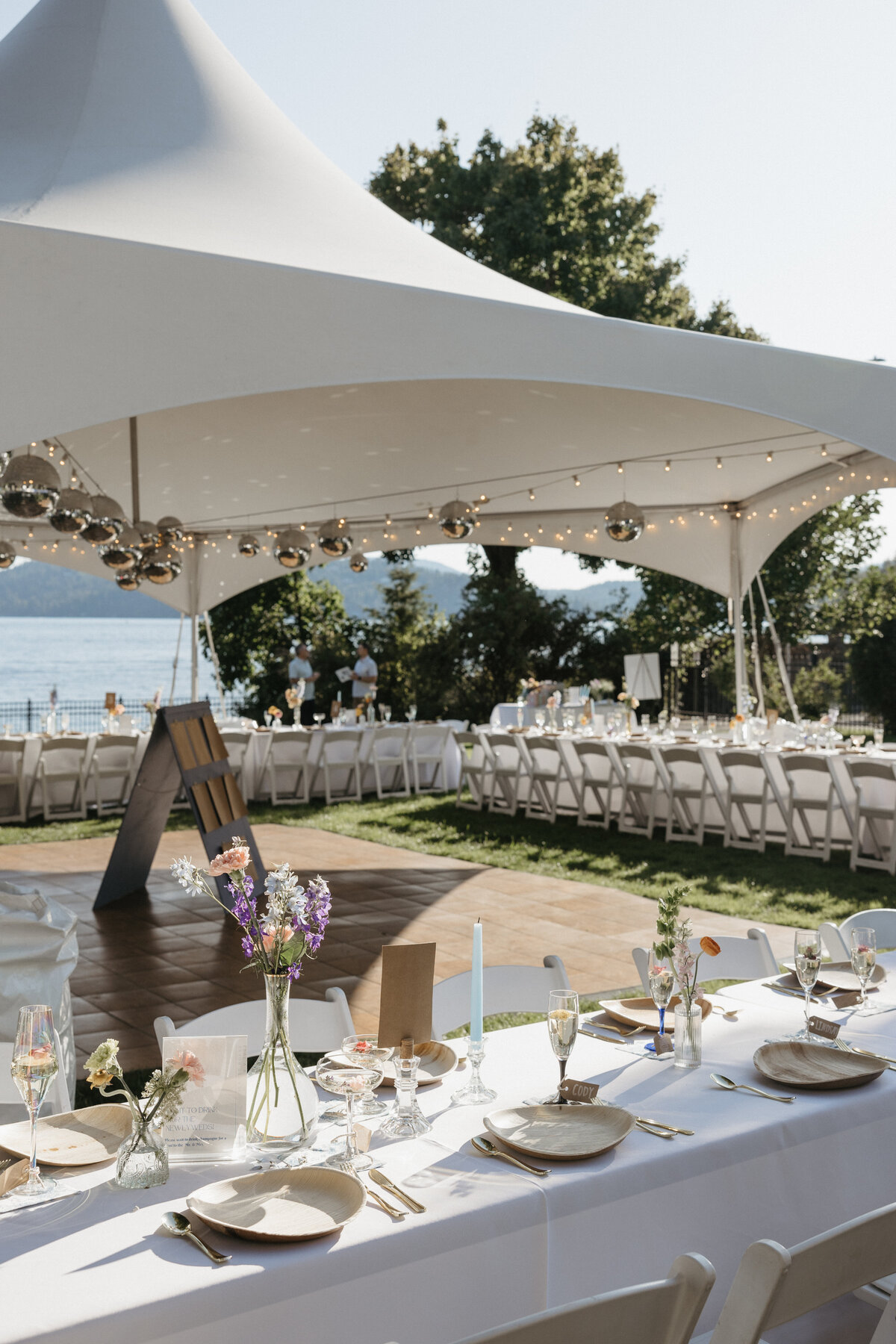 Wedding Lakeside Reception