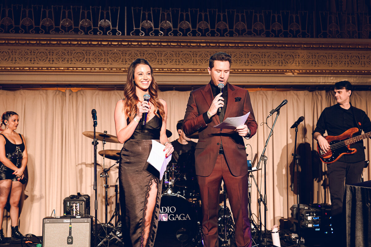 Event photography for the Snowball Gala 2025 at the Palmer House Hotel in Chicago