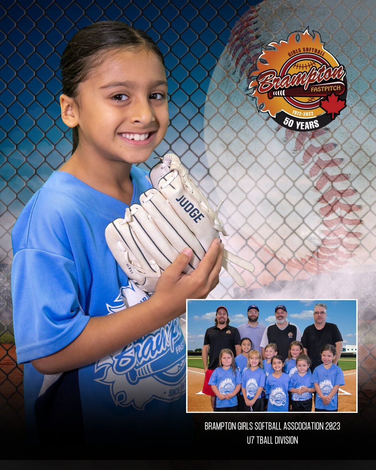 Baseball Memory Matt Portrait