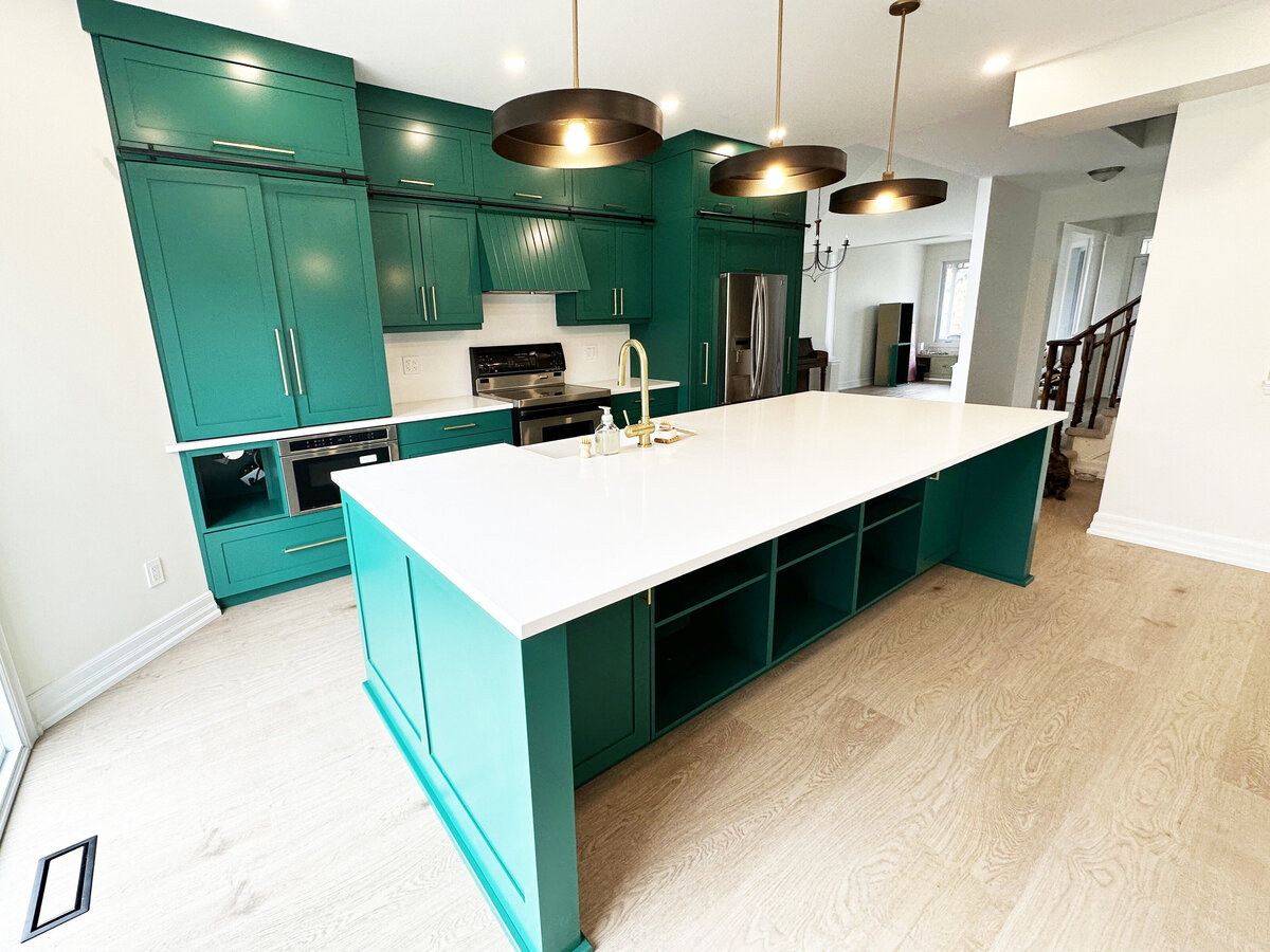 Emerald Green with Envy Kitchen Renovation Interior Design (9)
