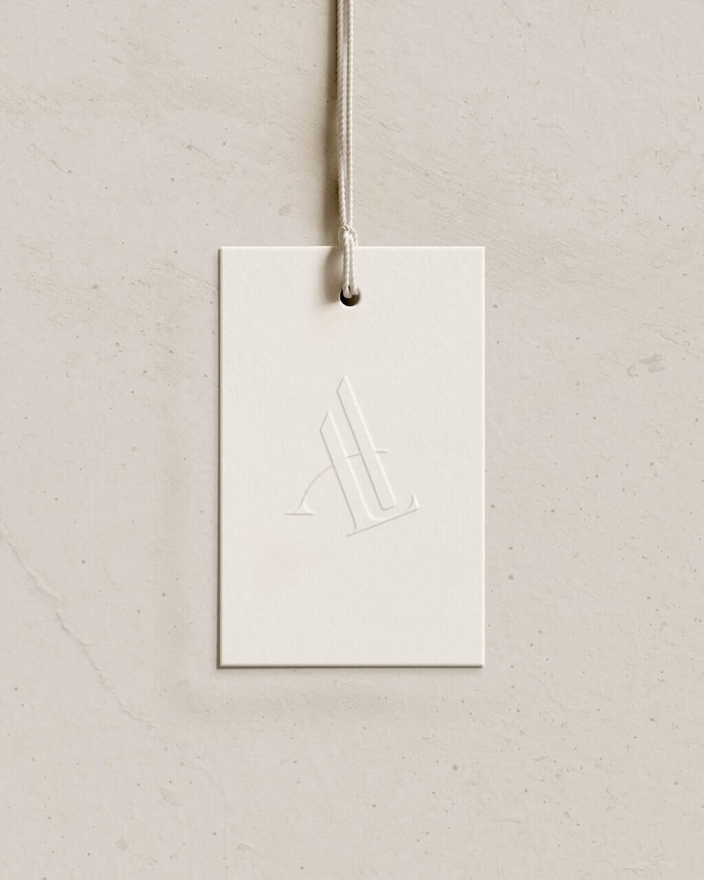 AL monogram and logo design for a photographer