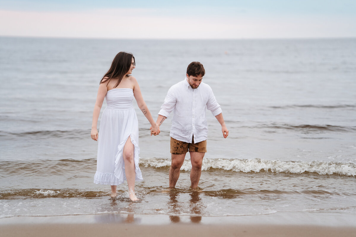 Rockport, MA summer engagement photos