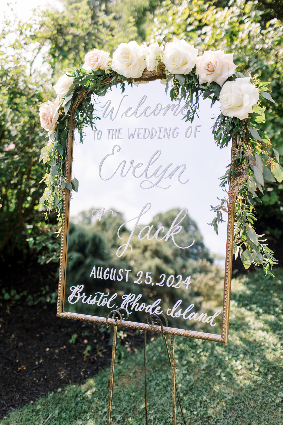 Blithewold Mansion Romantic and Timeless Summer Wedding