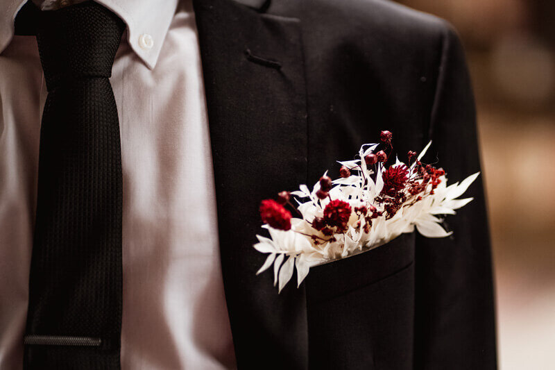 Grooms flowers