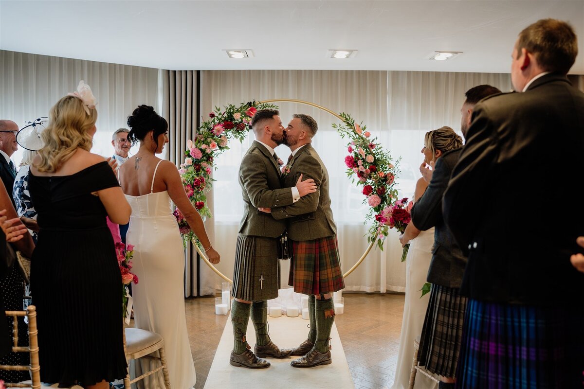 Aberdeen LGBTQ+ Wedding Photography by Aberdeen Wedding Photographer Scott Arlow - 23