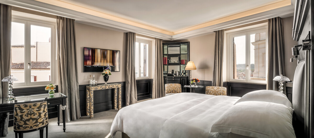 Waterstone - Hassler Collection - Hotel Hassler -Rome - Luxury Boutique Hotel - Junior Suite - Hassler Roma - credit Genivs Loci 18
