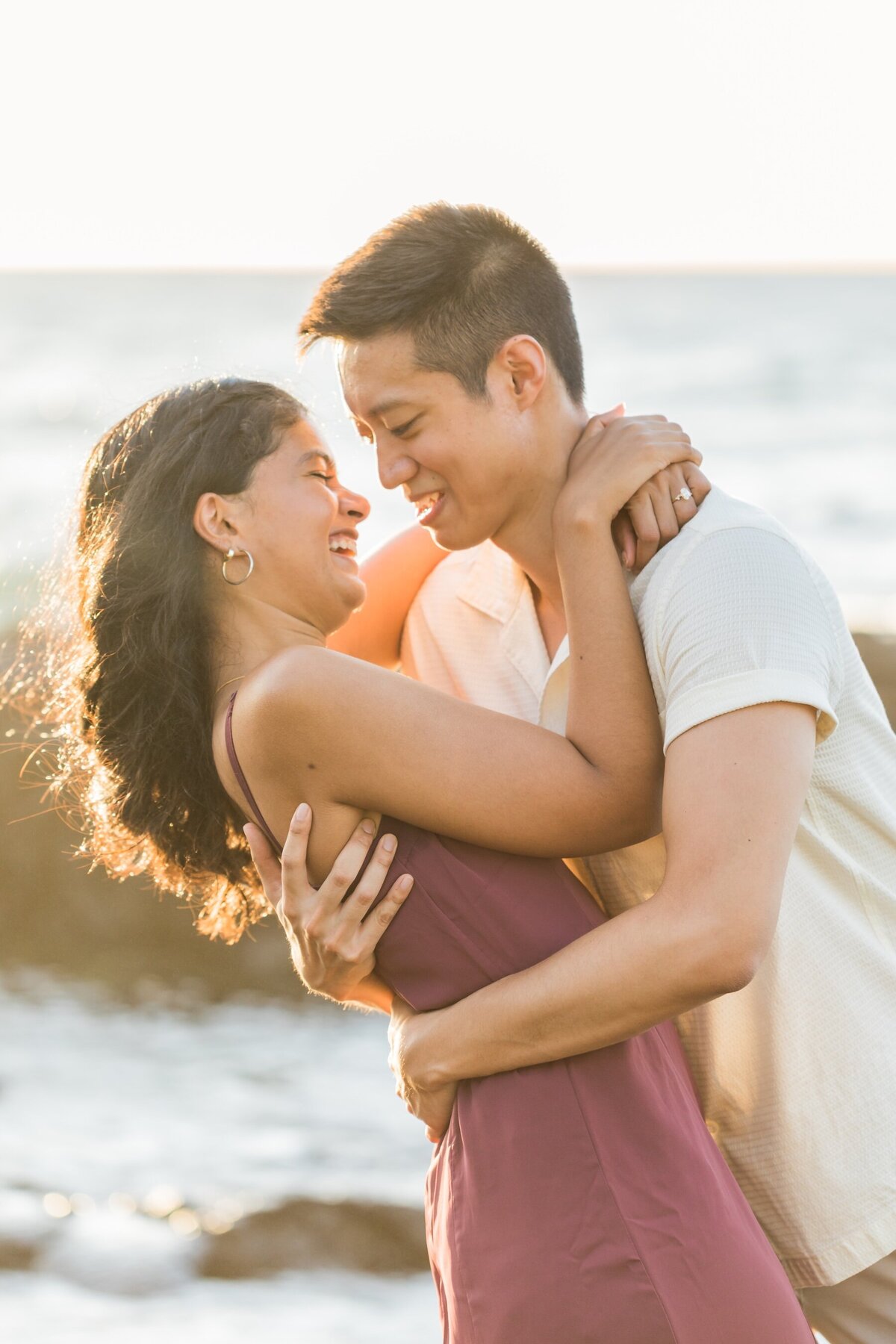 Playful Couples Photo Hawaii