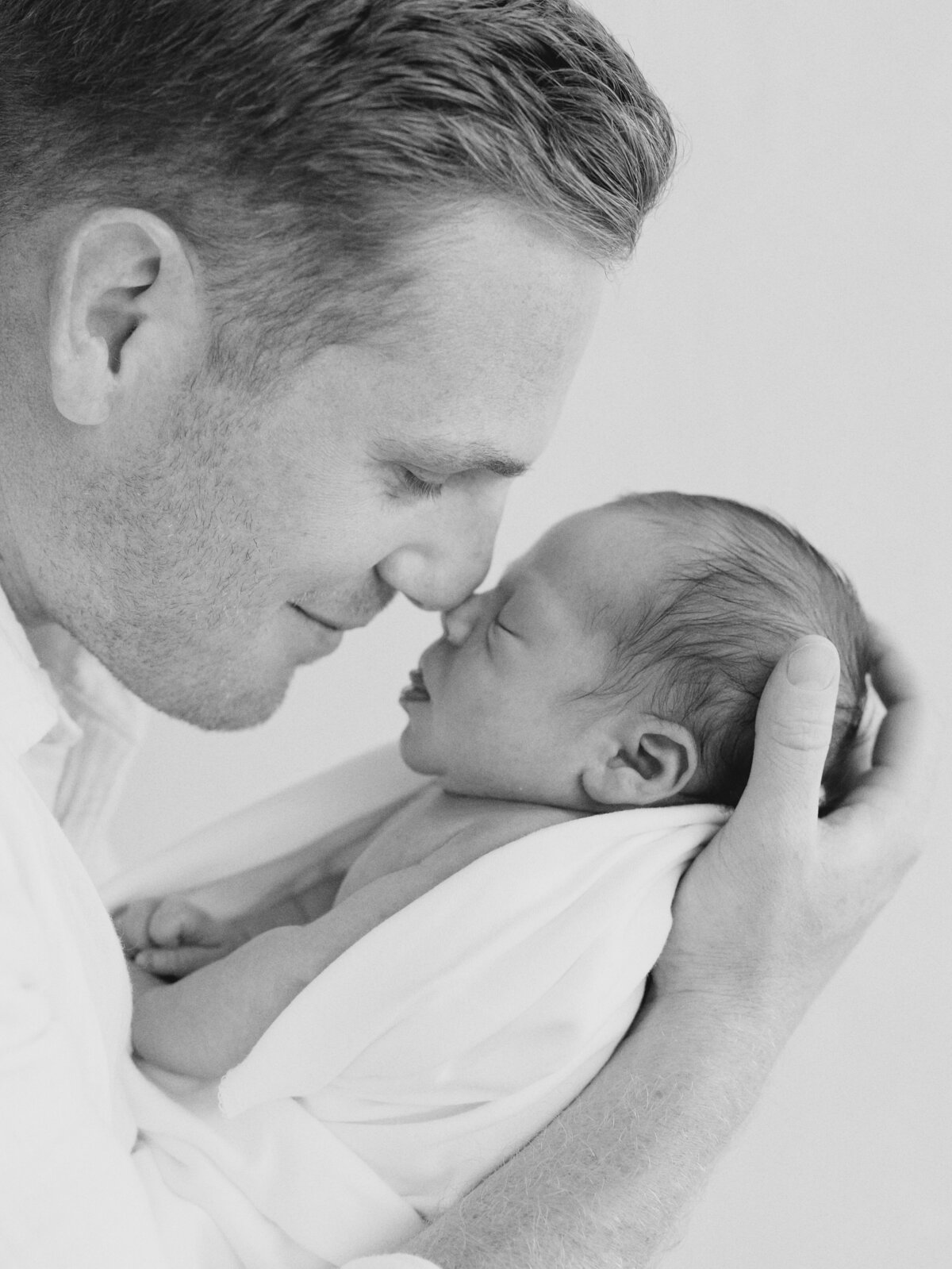 northern virginia newborn photography studio photo black and white photo