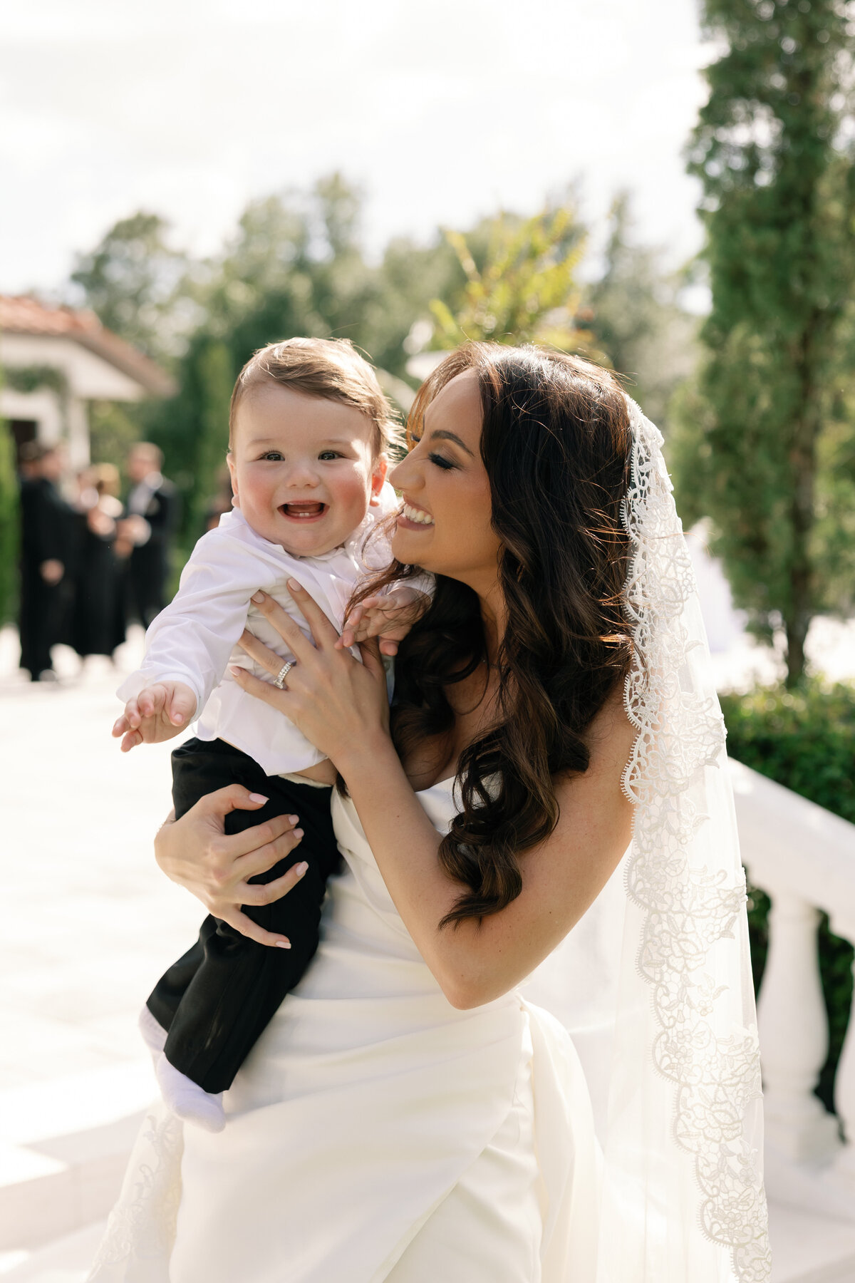Family photos at La Casa Toscana Wedding Venue Fort Myers Florida