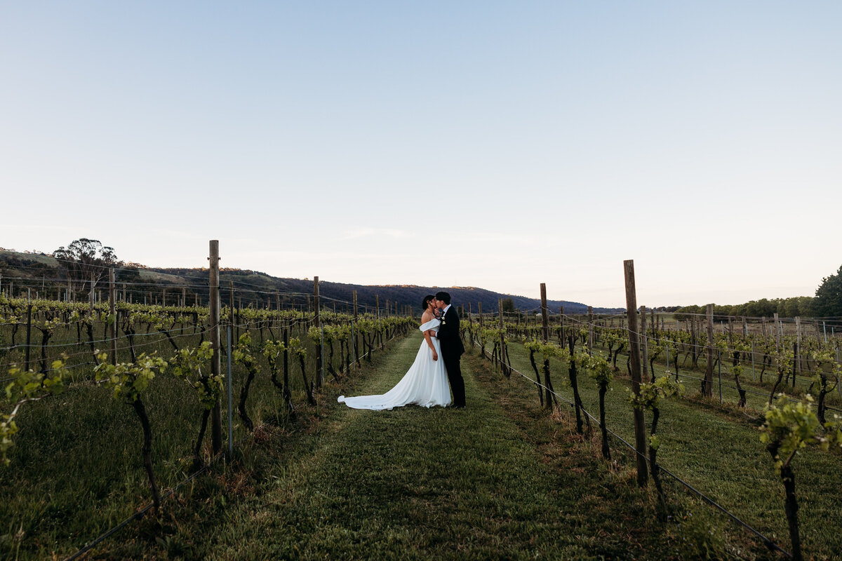 Acacia and Grace Canberra Wedding Photographer Bride and Groom Lake George Winery NSW-8