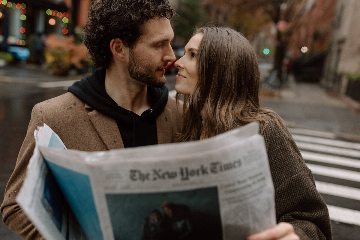 Adison + Cole West Village Rainy NYC Couples Session  Brittany Melissa Photography-9555_websize