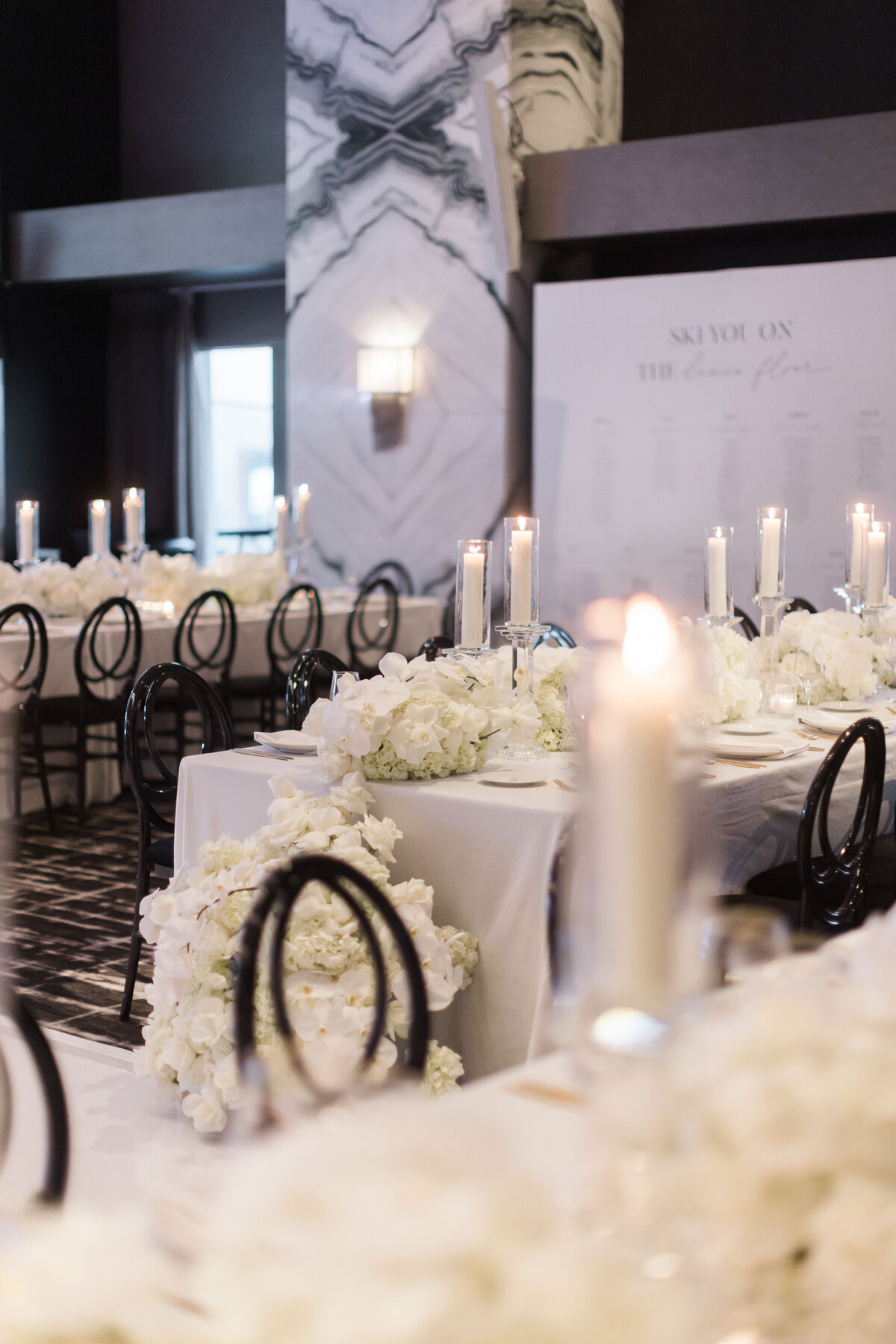 Luxe Black and White Wedding at Palms Casino Resort in Las Vegas - 36