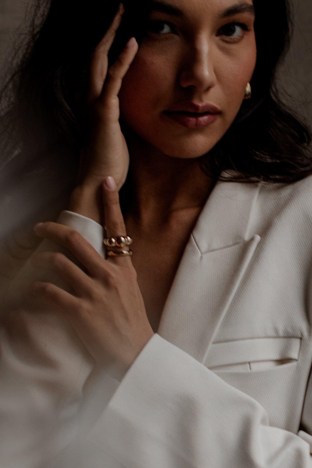 High-end empowerment photography with an editorial flair and elegant styling