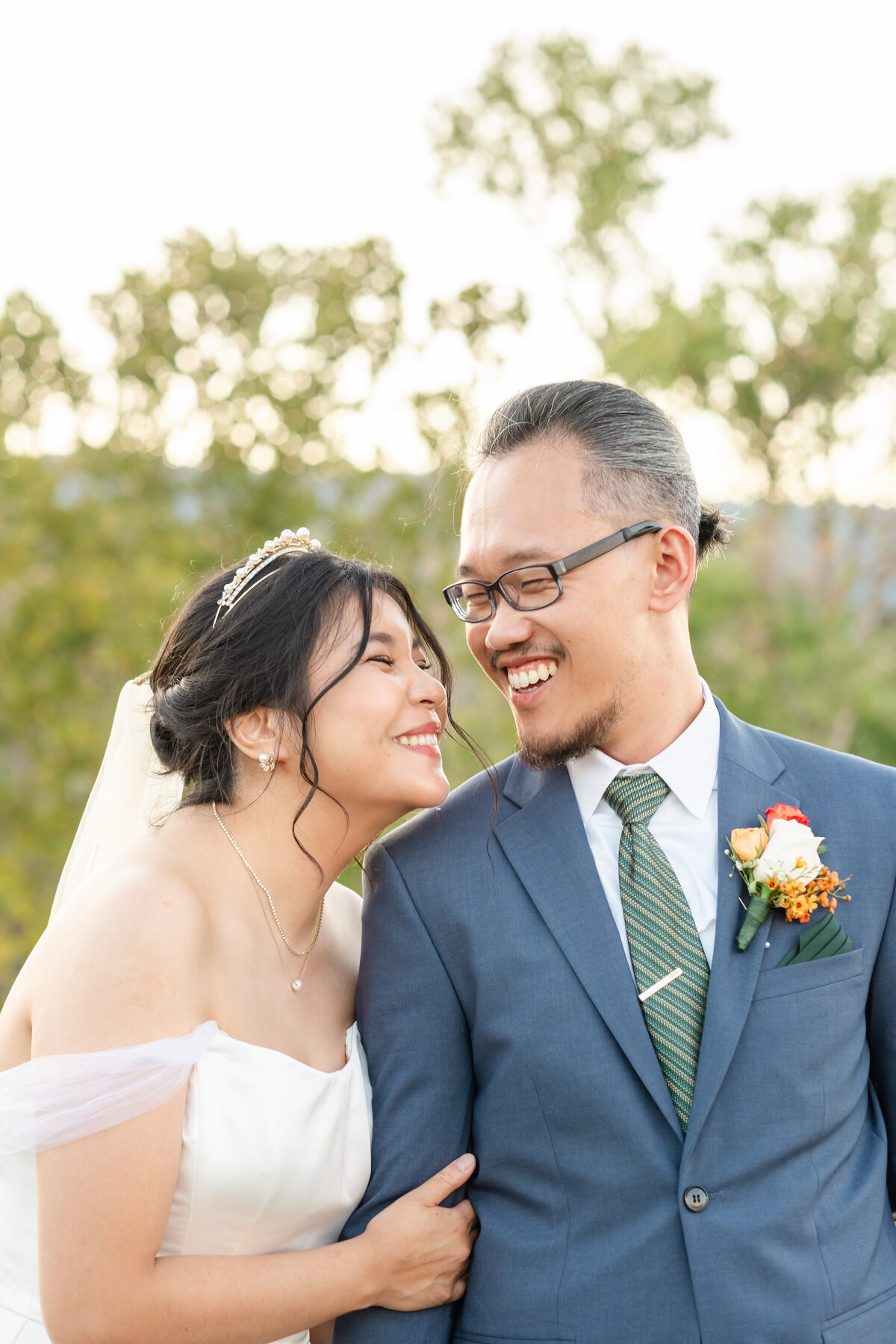 Couples smiling at eah other beautifully 