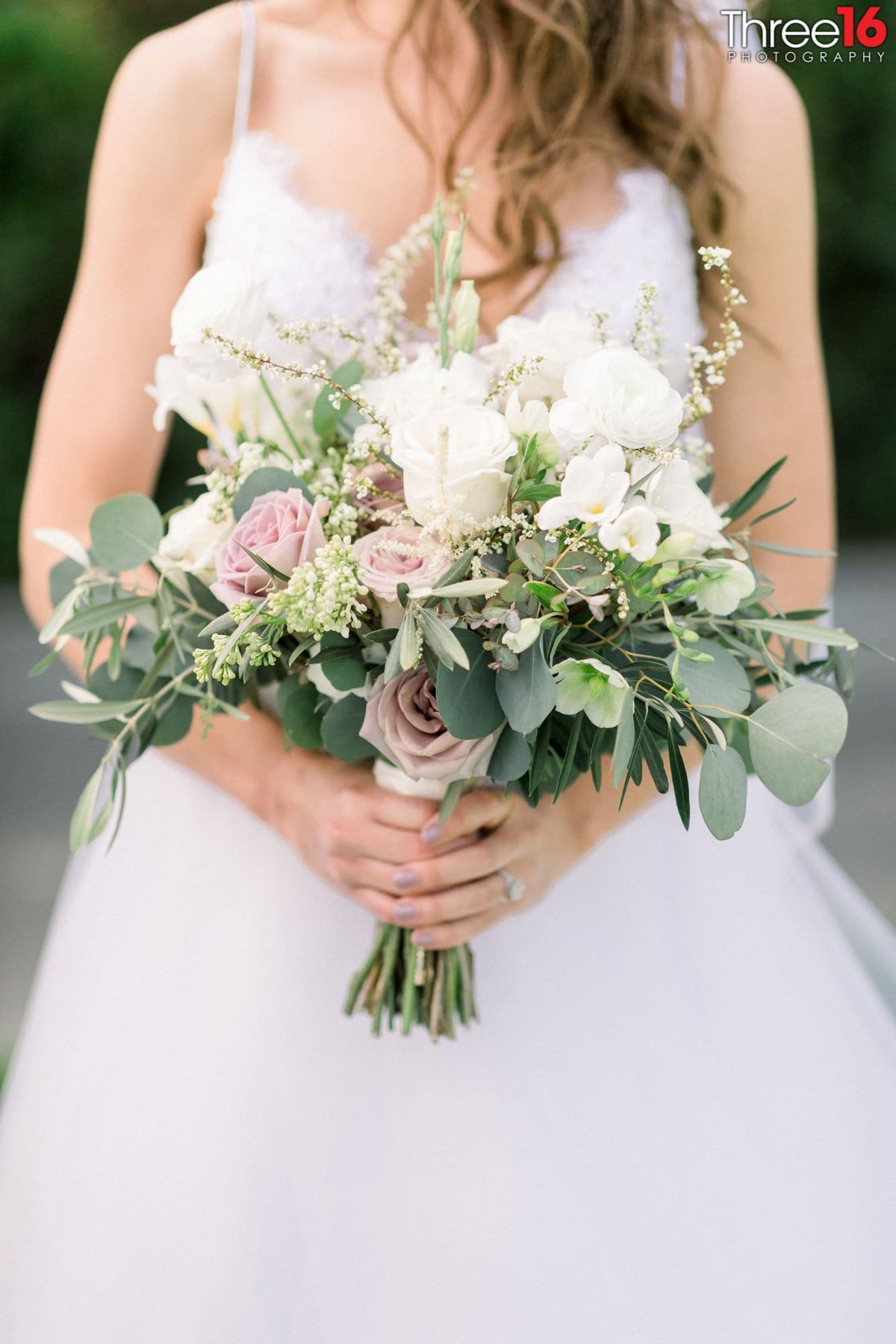 Bride's Beautiful Bouquet of Flowers