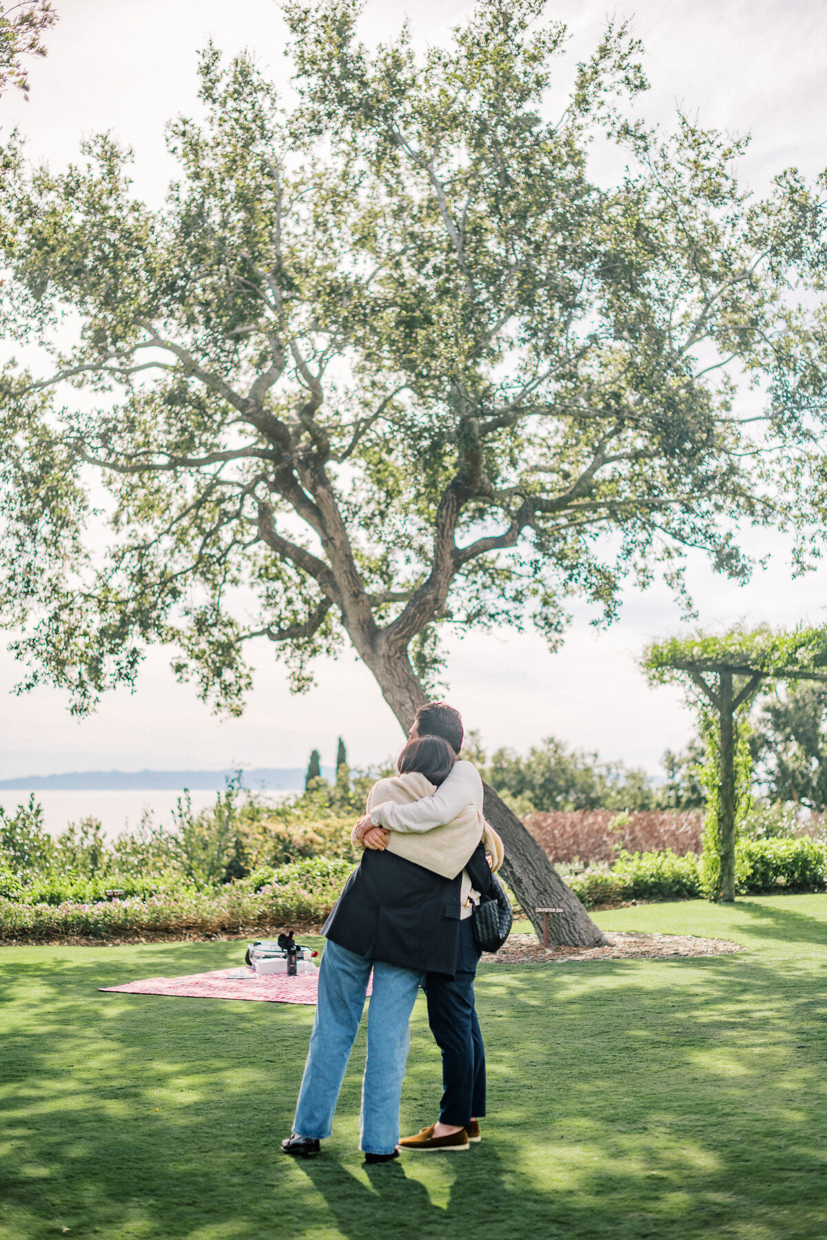 Surprise Proposal Gourmet Picnic Experience San Ysidro Ranch 06