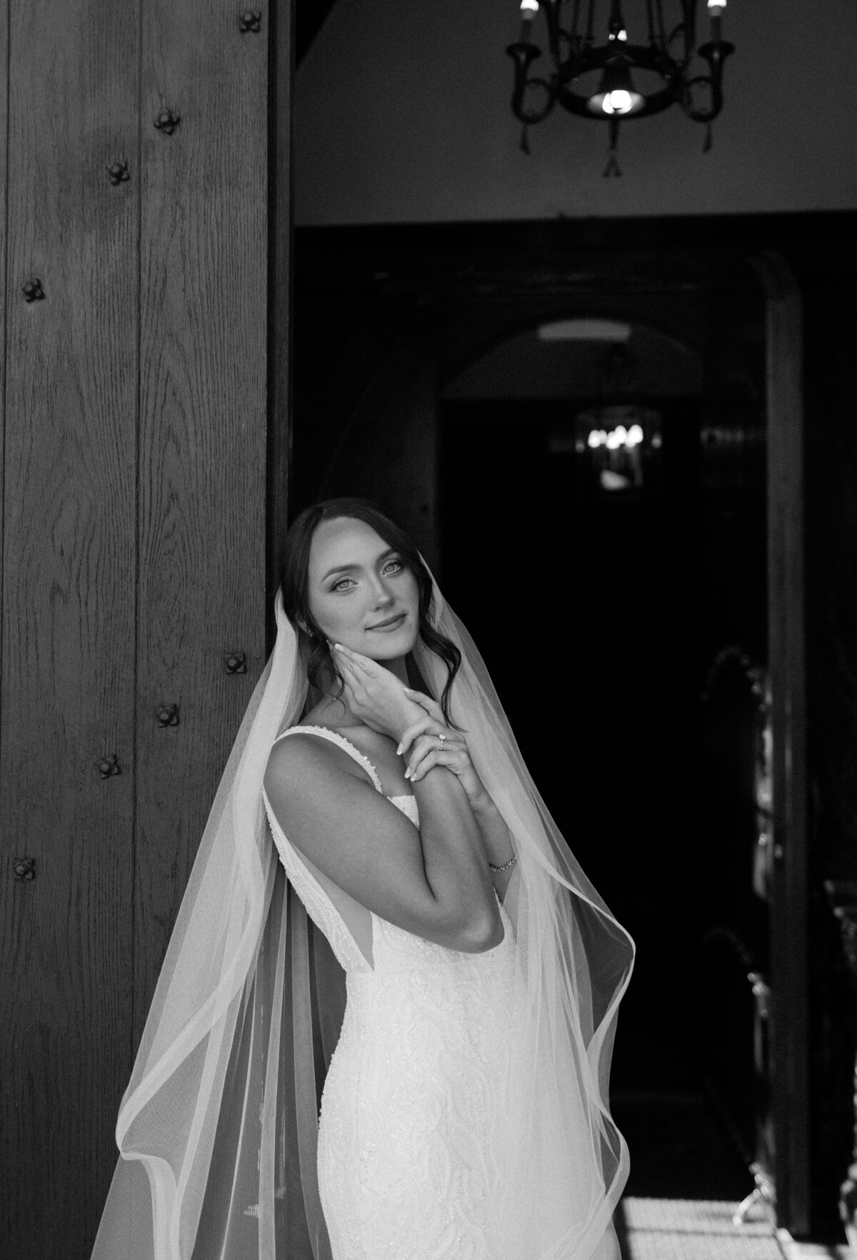 bridal portraits at the wellshire event center