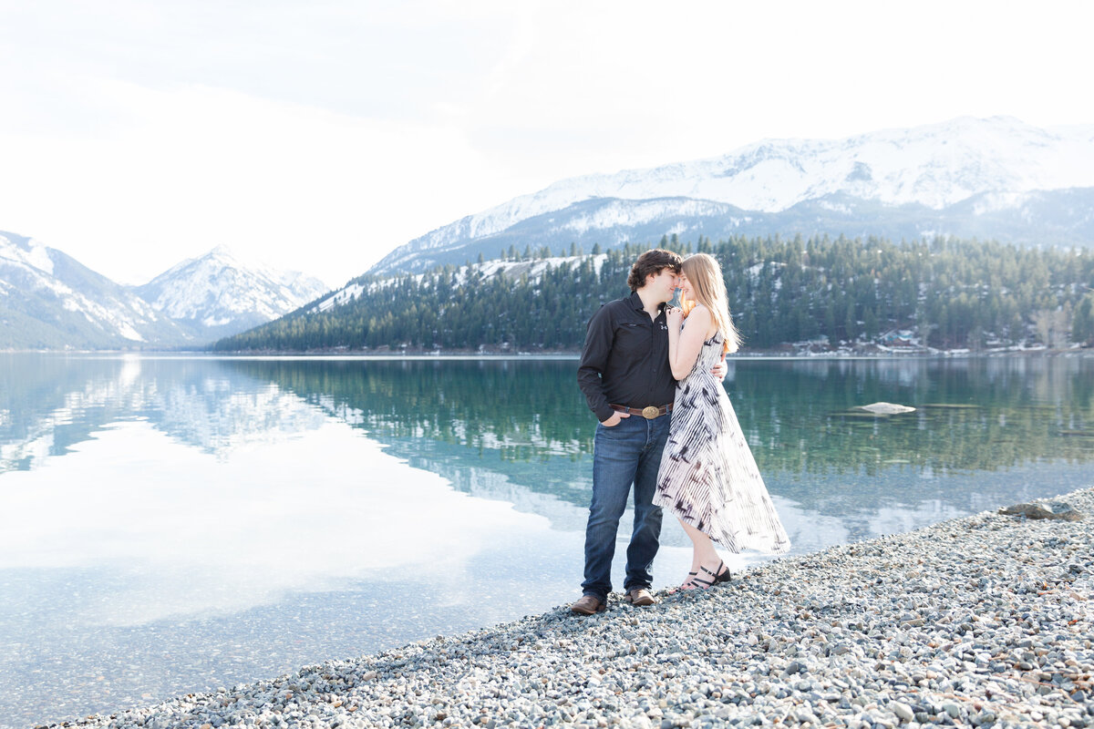 Wallowa Lake eastern Oregon engagement