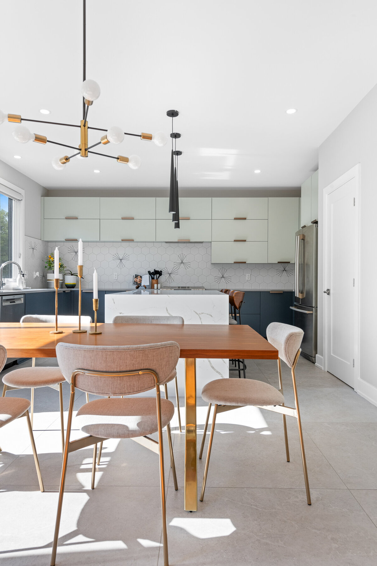 final image of our modern revival interior design project