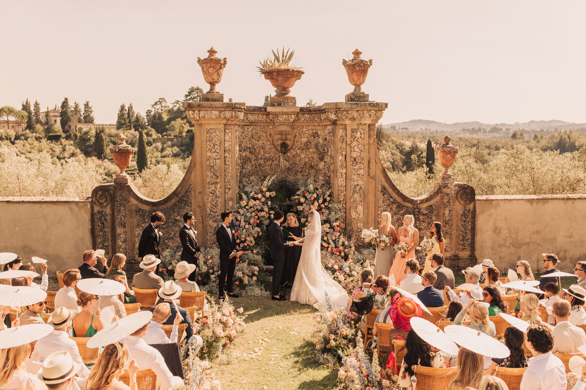 Bröllopsfotografering utlandsbröllop Florens Italien