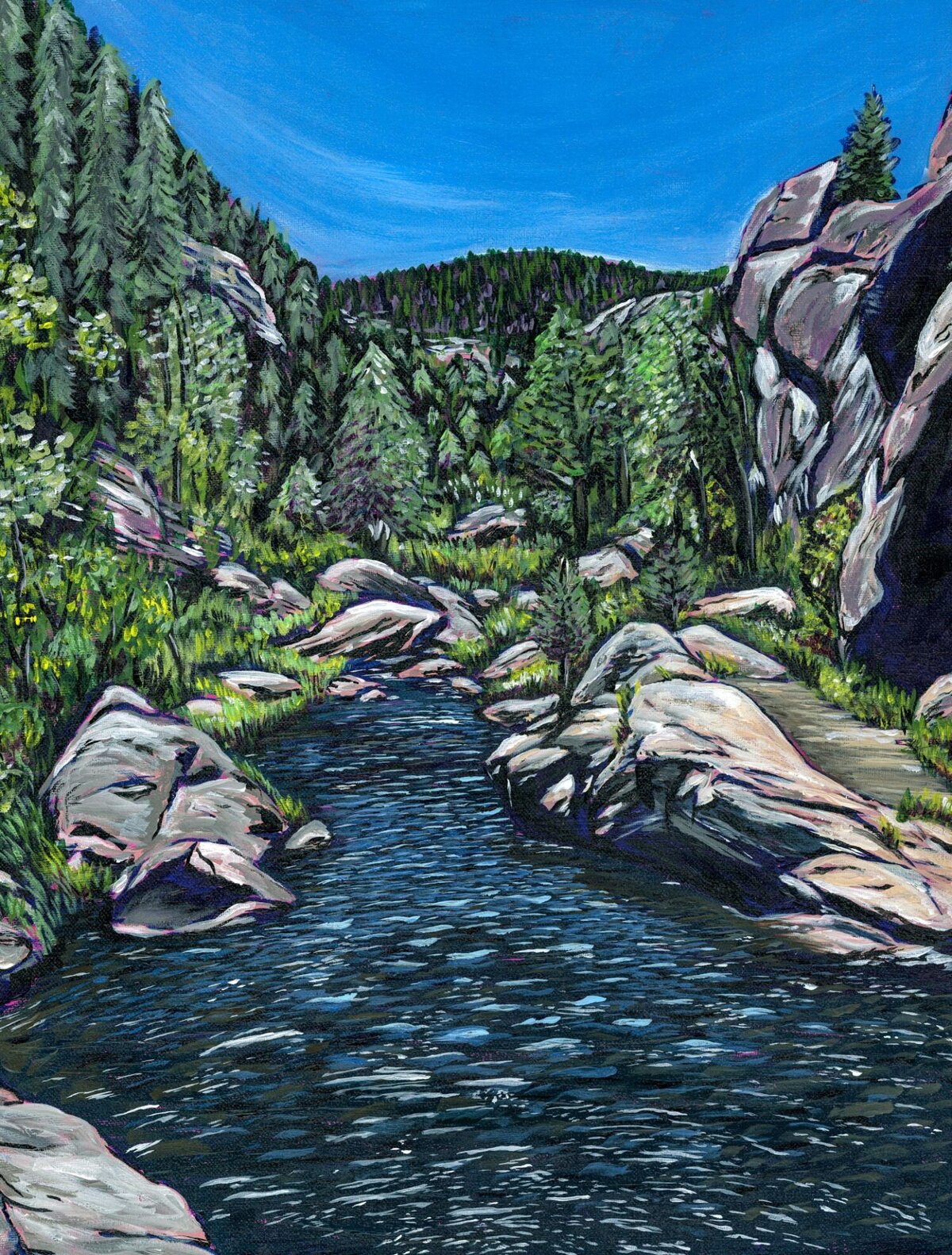 Landscape painting commission