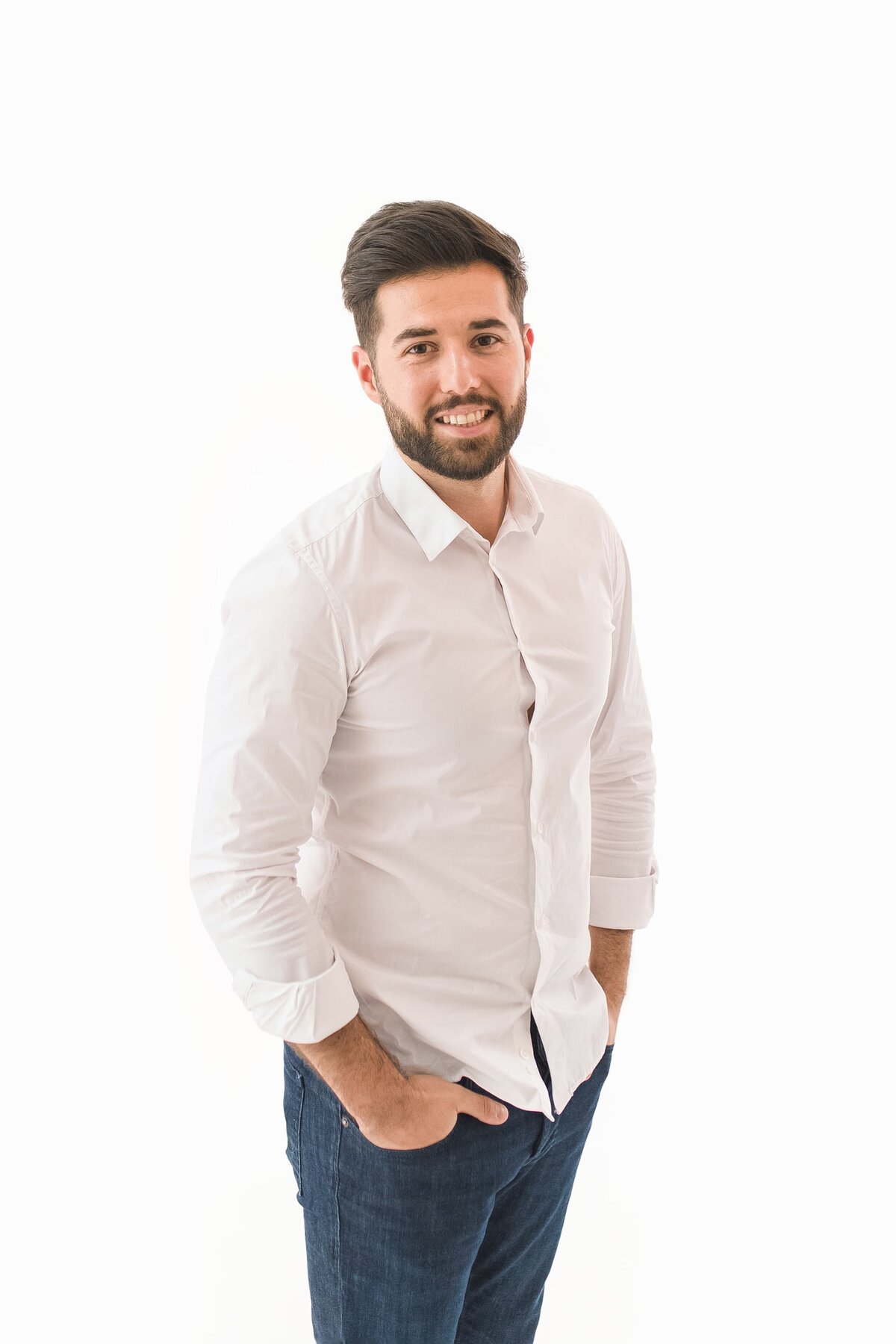 Headshot portrait professionnel en stusio à Tours