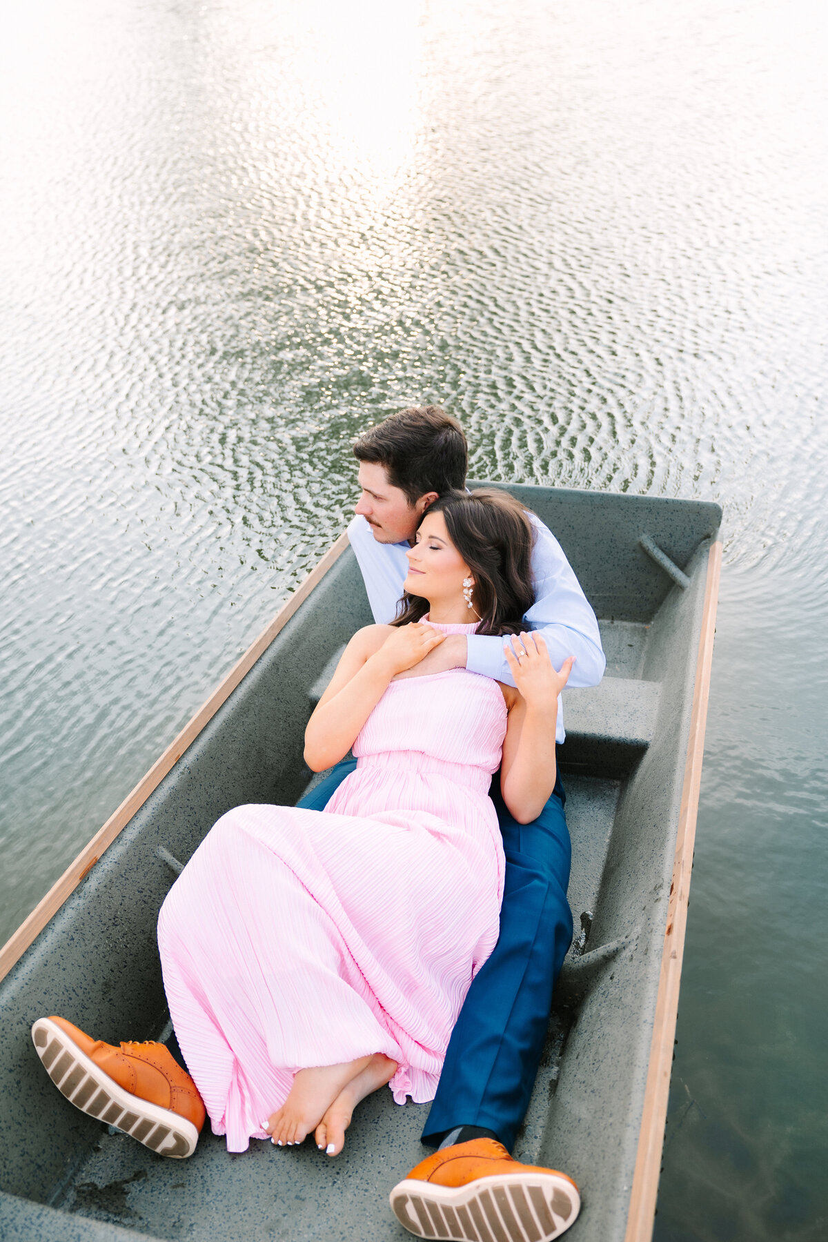 Louisiana Engagements Canoe Photographer