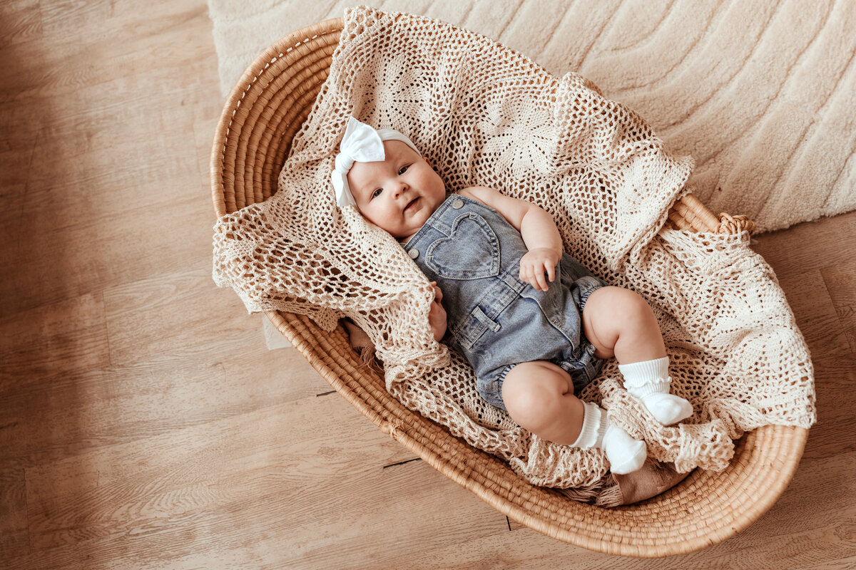 baby in basket