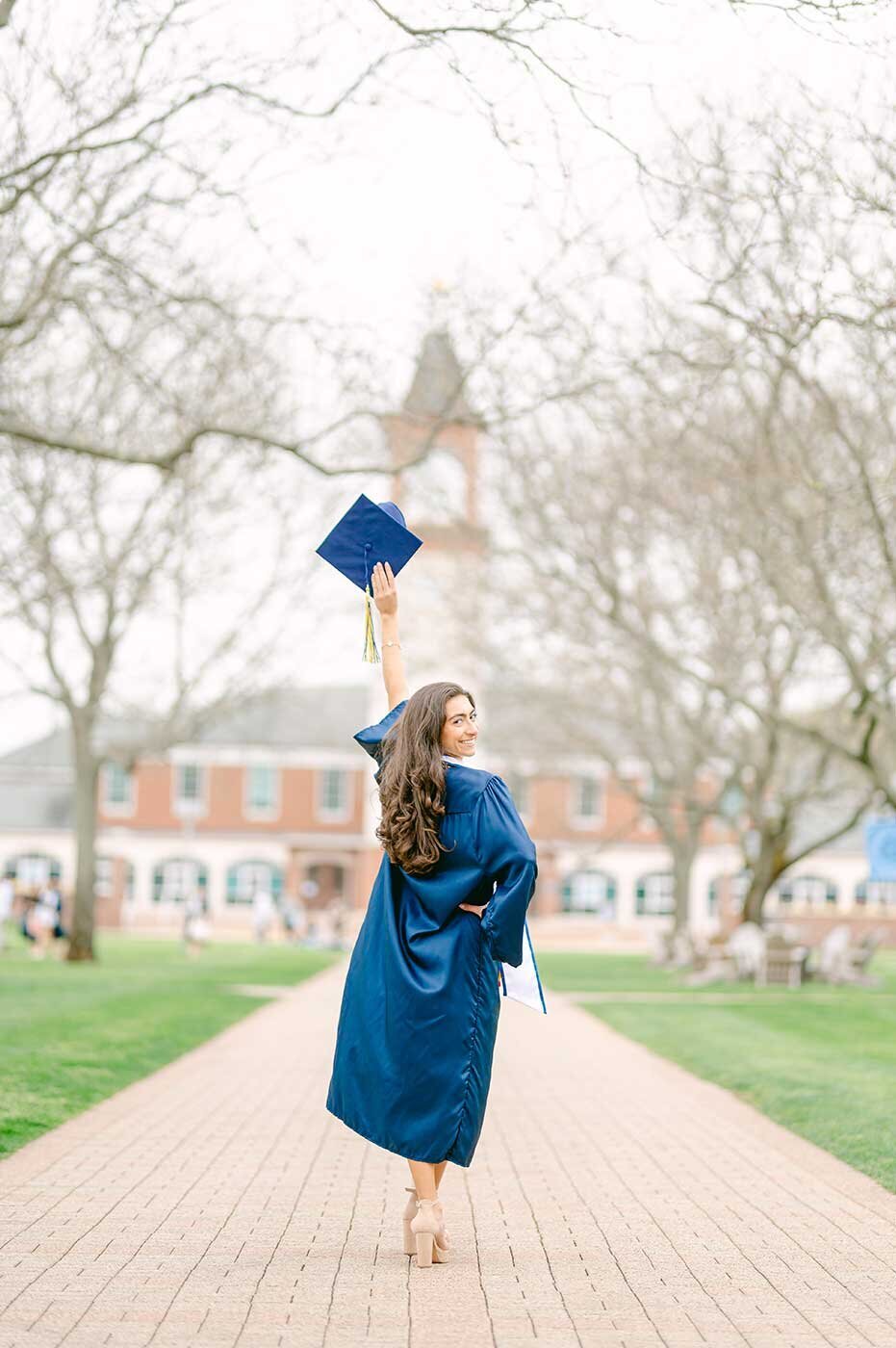 Quinnipiac University cap and gown photos