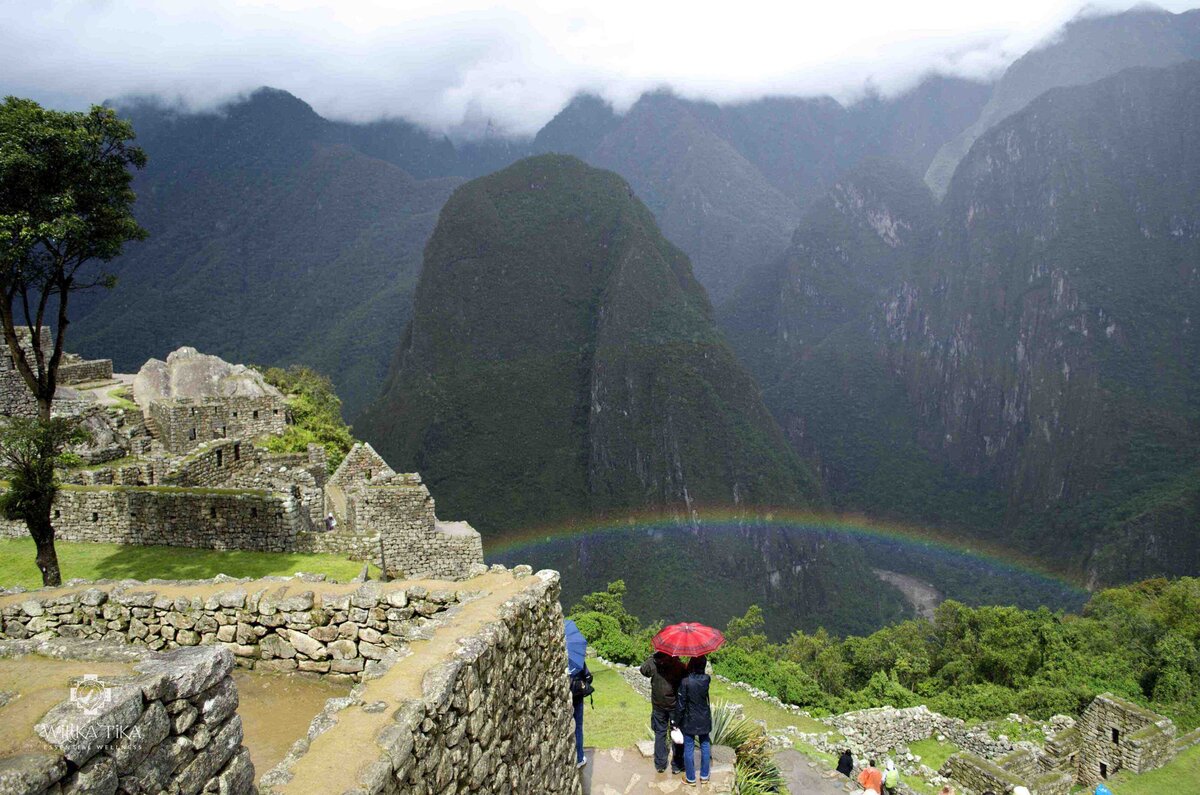 Machu Picchu rainbow
