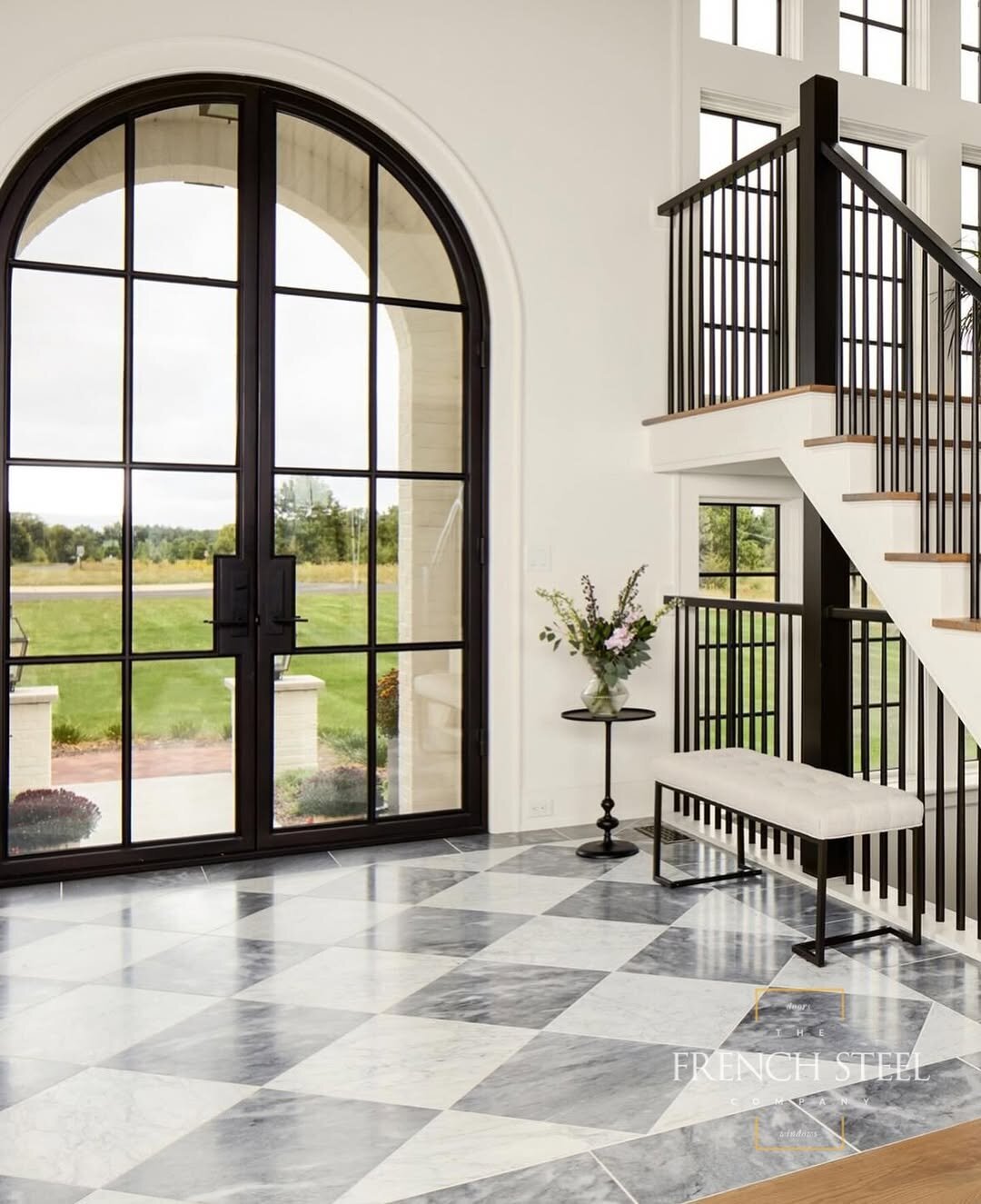 When our customers share photos like this, we can’t help but swoon. Those views…and those doors!   - @barteltremodel .....#customerspotlight #foyerdecor #homeinspirati